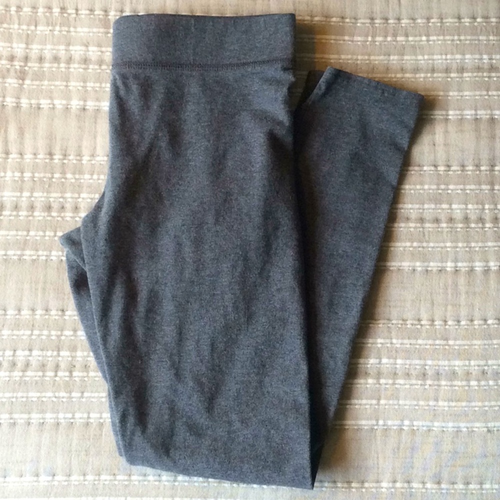 Grey Cotton Leggings